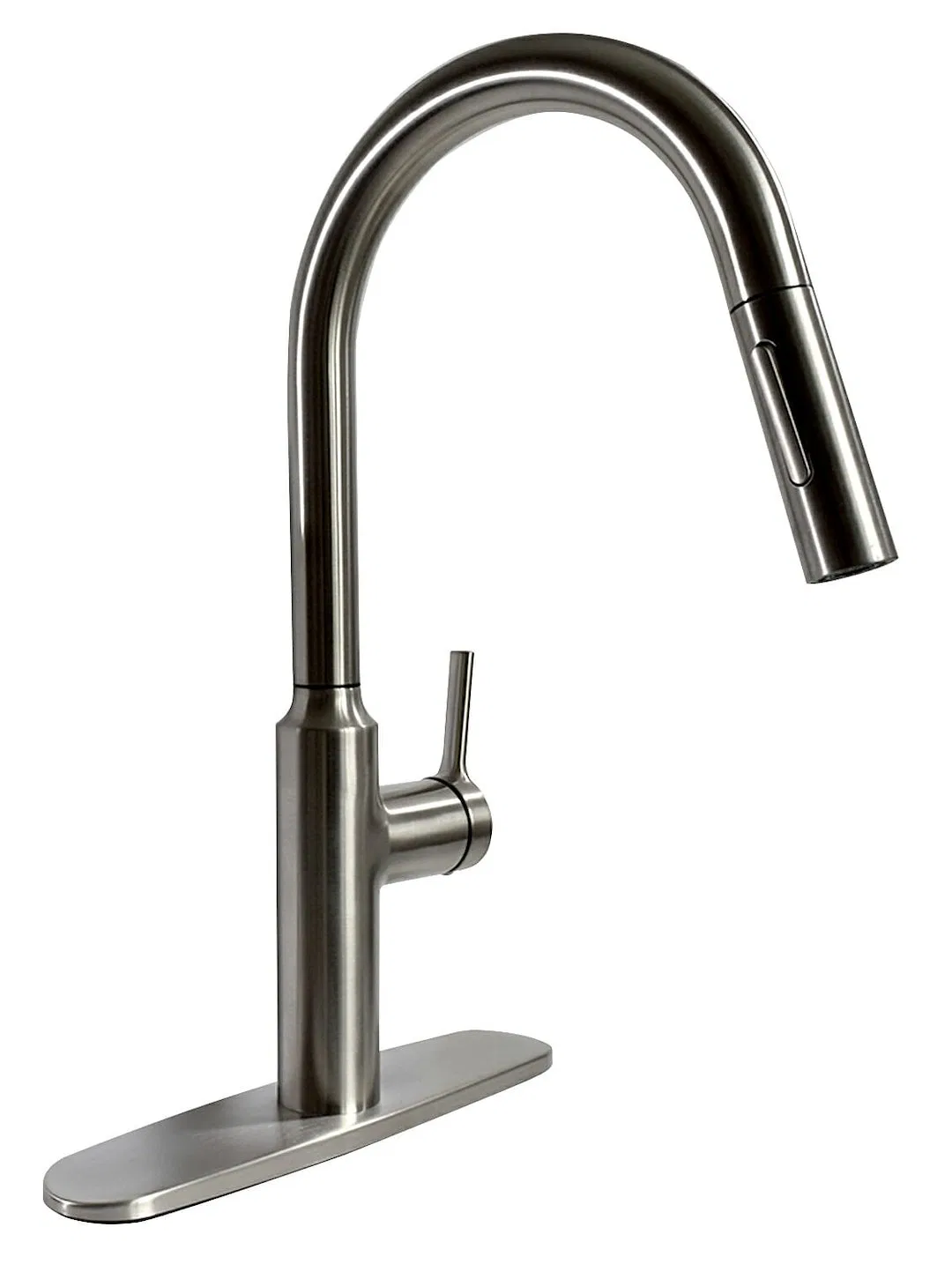 PF231465 – VALTERRA LLC Faucet, Use For Kitchen 8 Inch Deck Mount Slimline Hi-Arc Spout With Pull Down Sprayer Single...
